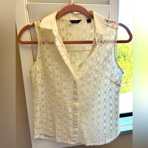 Lacy white Jack Wills Top